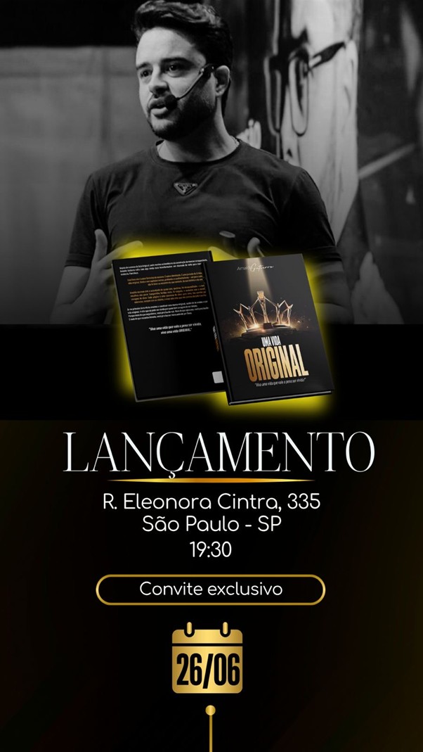 Uma Vida Original: Lançamento intimista do novo livro de Arnaldo Gutierro
