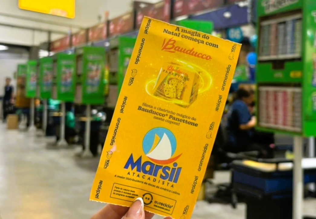 Marsil Atacadista lança ação sensorial inédita de Natal com Regispel e Bauducco