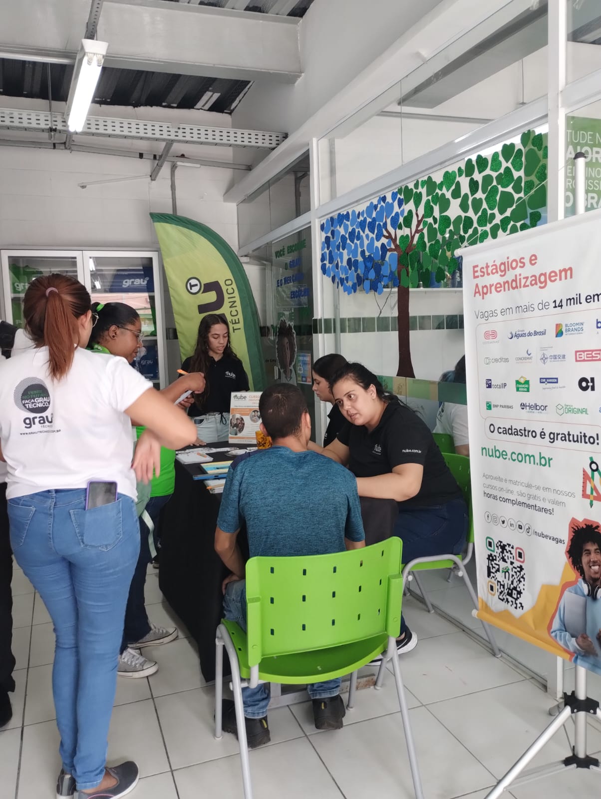 Grau Técnico Guarulhos recebe processo seletivo do Mercado Livre em suas instalações