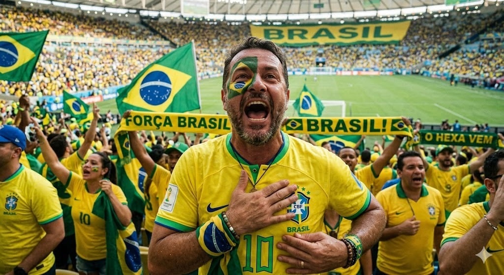 Estudo revela que a Copa do Mundo acelera os batimentos cardíacos dos torcedores brasileiros