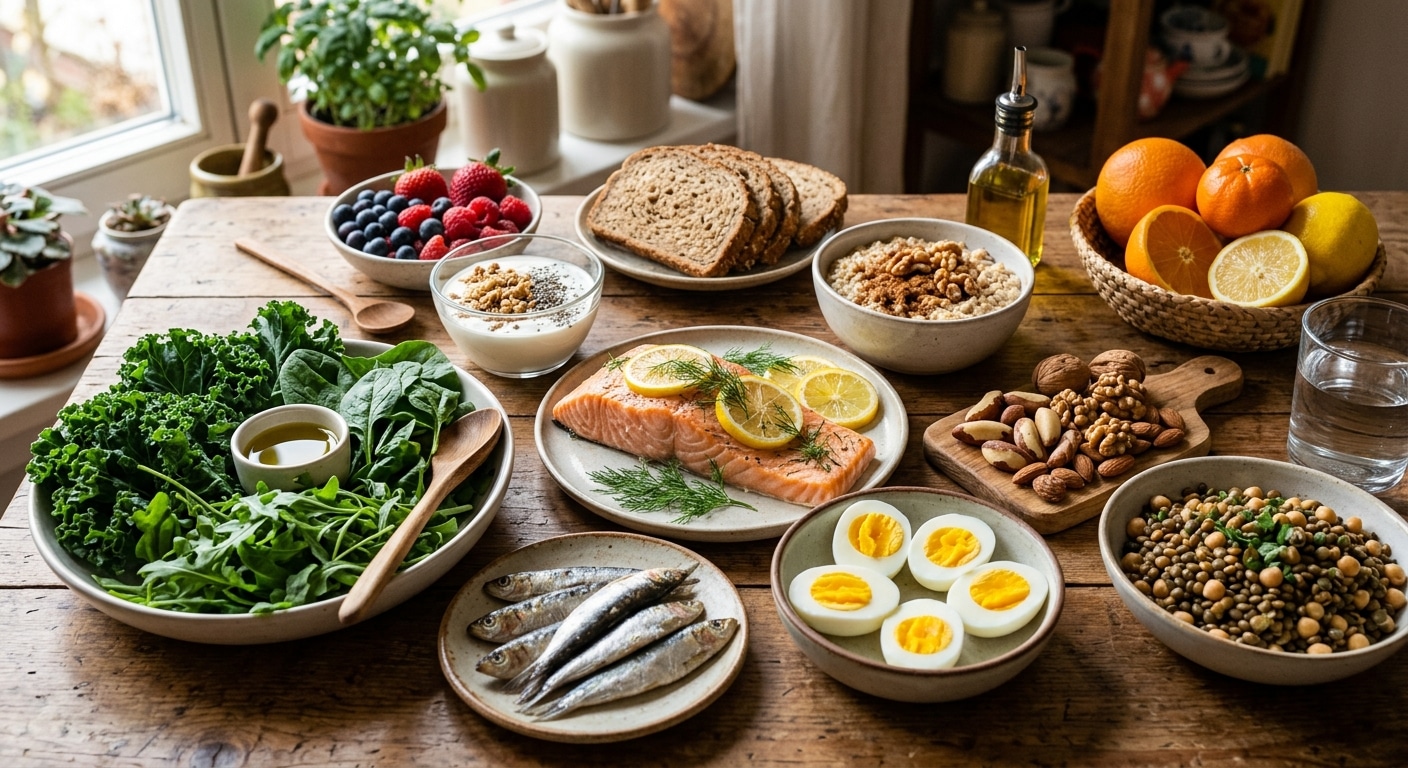 10 alimentos essenciais para a saúde na terceira idade, conforme recomendação de especialistas