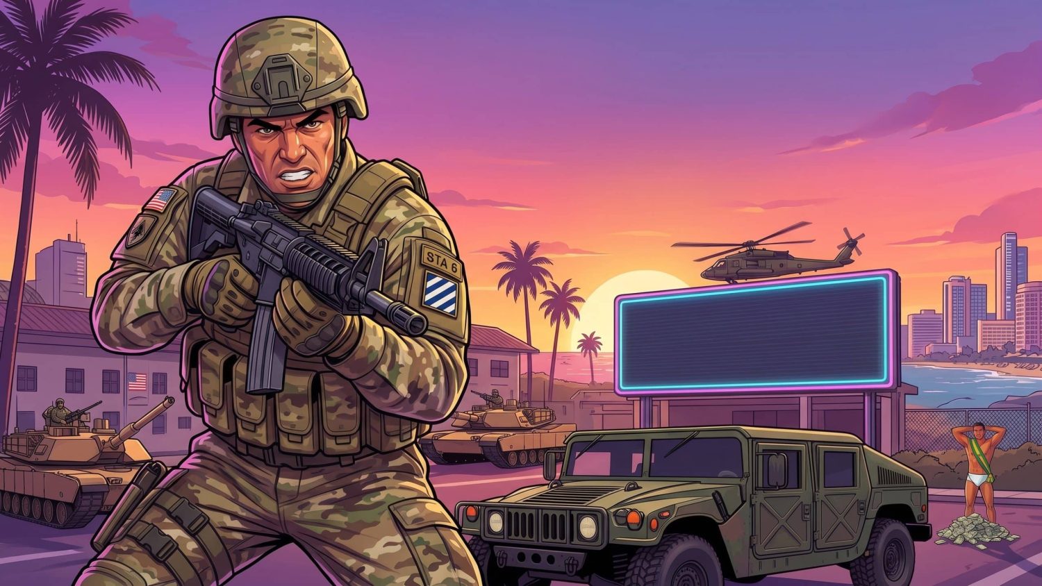 Soldados americanos ganham 4 dias de licença para se dedicar a GTA 6