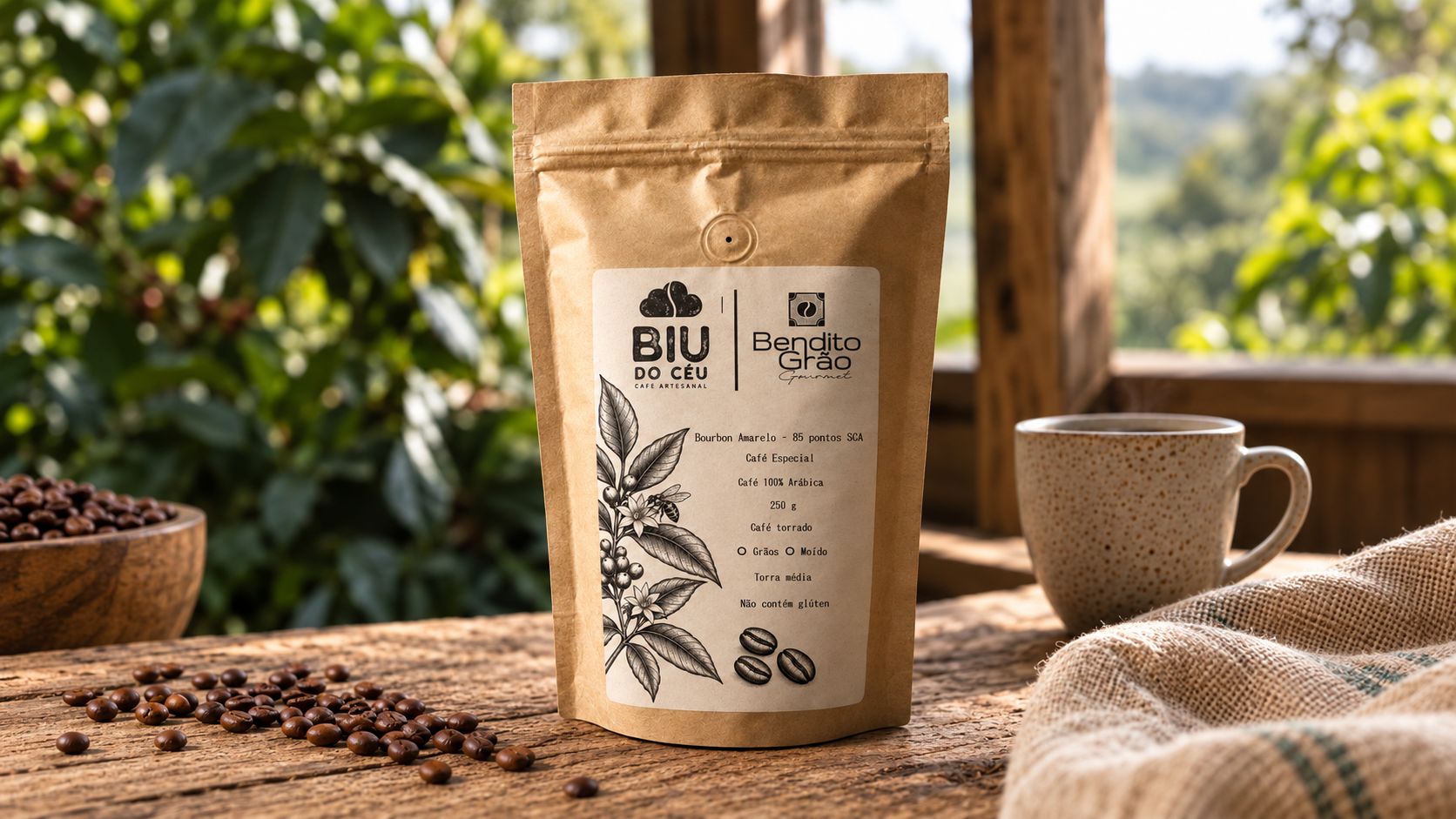 Café Biu do Céu conecta Pernambuco, Minas Gerais e Bahia em nova collab com a Bendito Grão