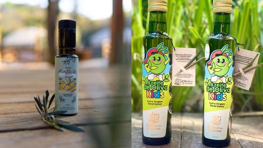 Azeite Infantil: Fazenda Brasileira Inova com Rótulo para Crianças e Conquista Prêmio Internacional Prestigiado