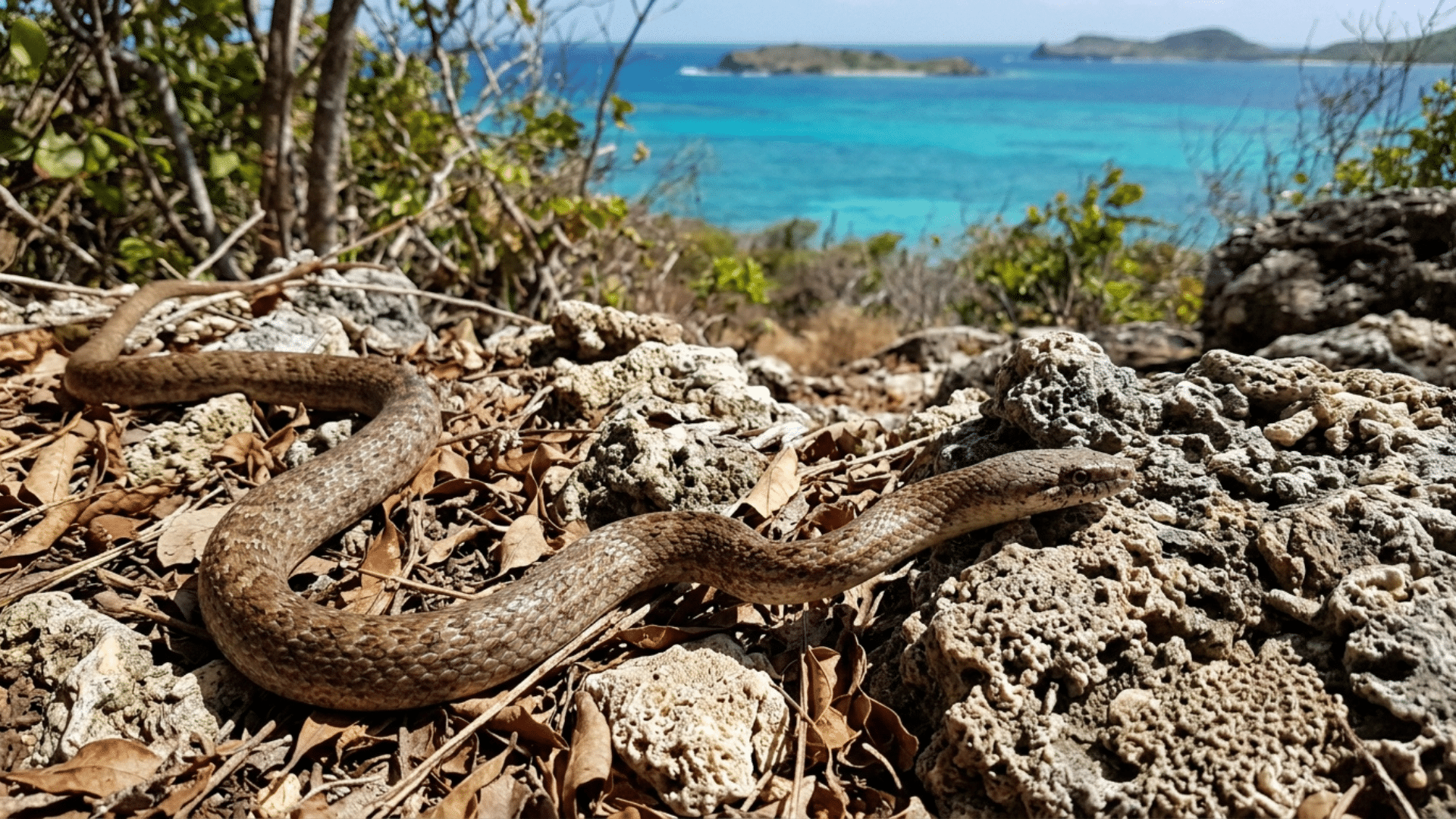Crescimento surpreendente: de 51 a mais de 1.100 cobras em ilha caribenha em apenas 21 anos