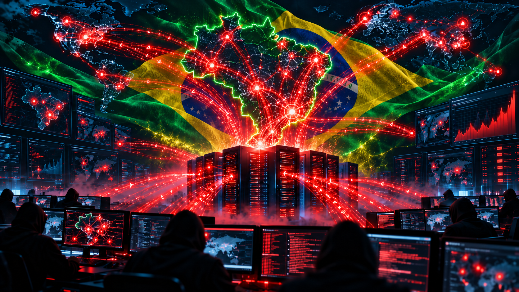 Brasil lidera em ataques cibernéticos na América Latina com quase 500 mil casos